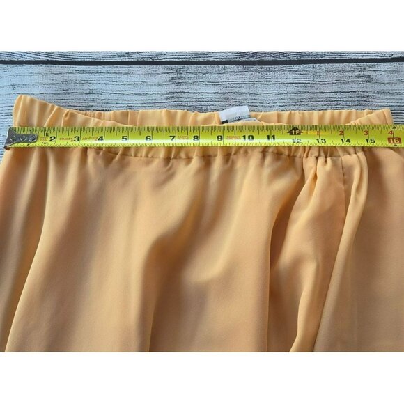 Roaman's Women's Plus Size 18W 2pc Top with Skirt RN88842 Yellow - Picture 13 of 13